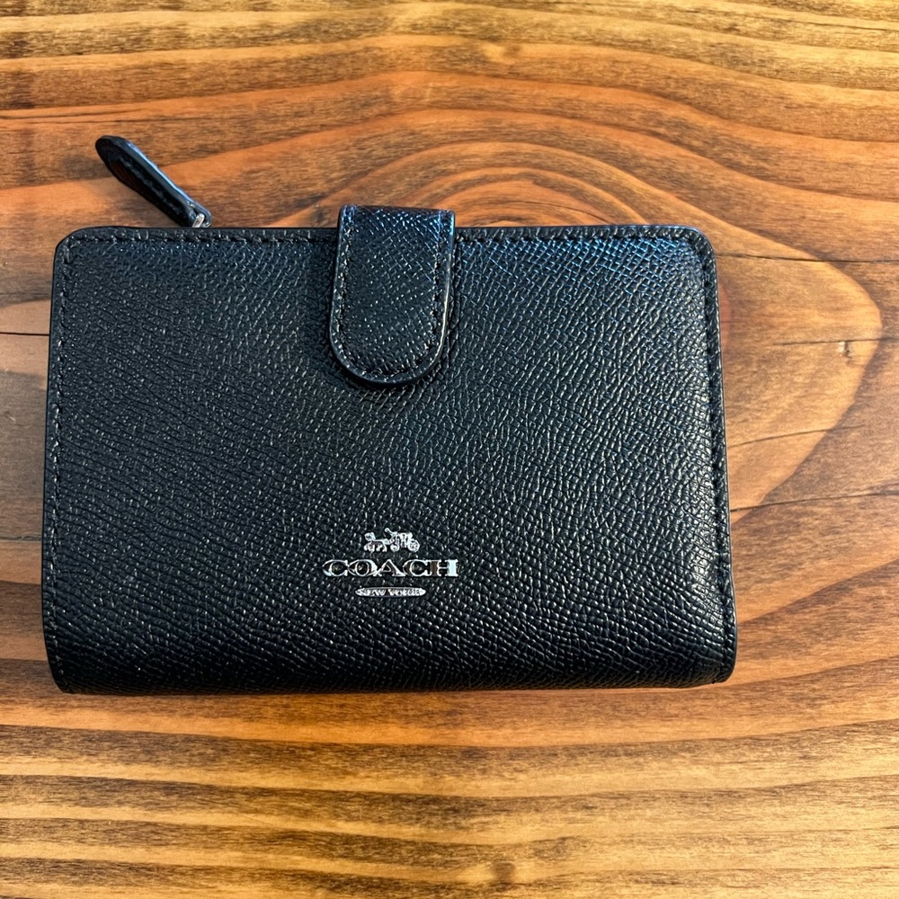 Black Mini Coach Wallet